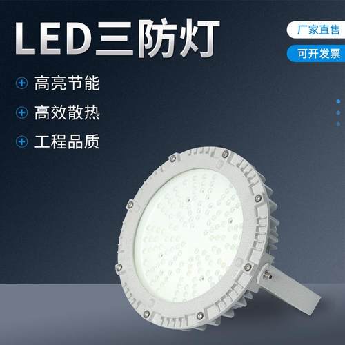 60W80W100W仓库车间厂房灯罩三防灯LED防爆灯隔爆飞碟地雷吸顶灯