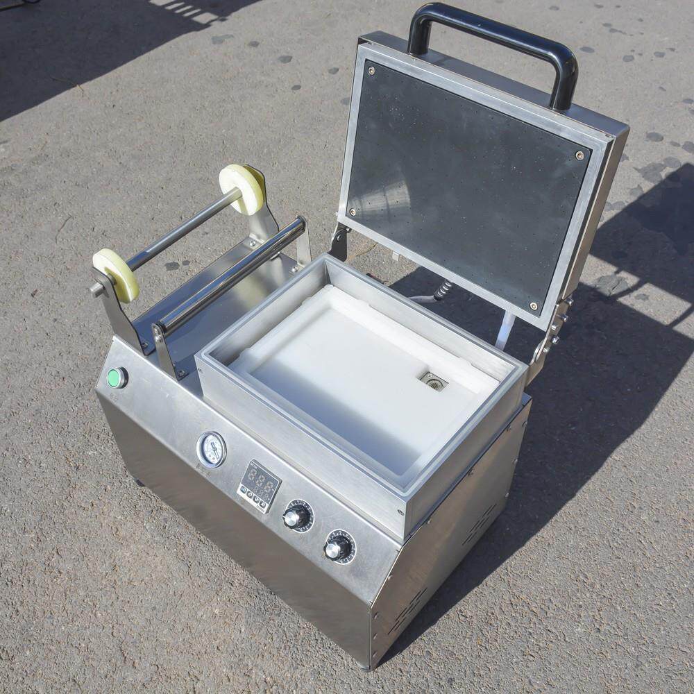 台式贴体包装机牛排三文鱼火锅食材冷鲜肉冻肉鱼覆膜机真空打包机