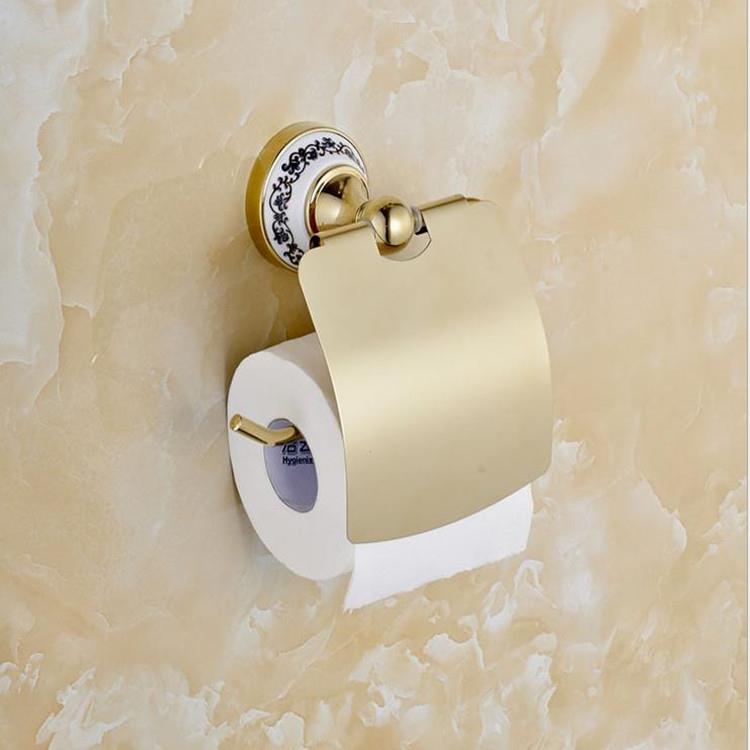 新款直销不锈钢金色纸巾架酒店卫生纸架卫生间卷纸架免打孔厕所厕