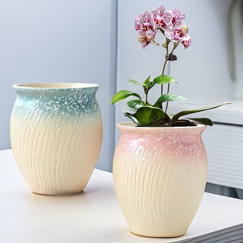 多肉花盆粗陶透气创意复古大号老桩植物陶瓷花盆清仓包邮厂家直销