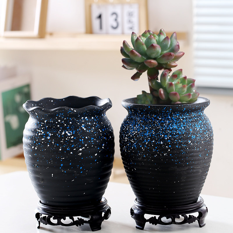 多肉花盆陶瓷粗陶透气大口径多肉老桩高花盆创意多肉植物清仓捡漏,鲜花速递/花卉仿真/绿植园艺,花盆,淘宝优惠券,粉丝福利购,淘宝优惠卷