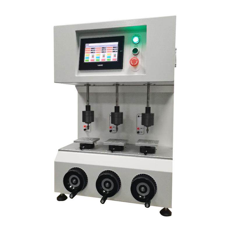 手机电脑键盘开关测试机三工位按键寿命试验机按键疲劳测试仪