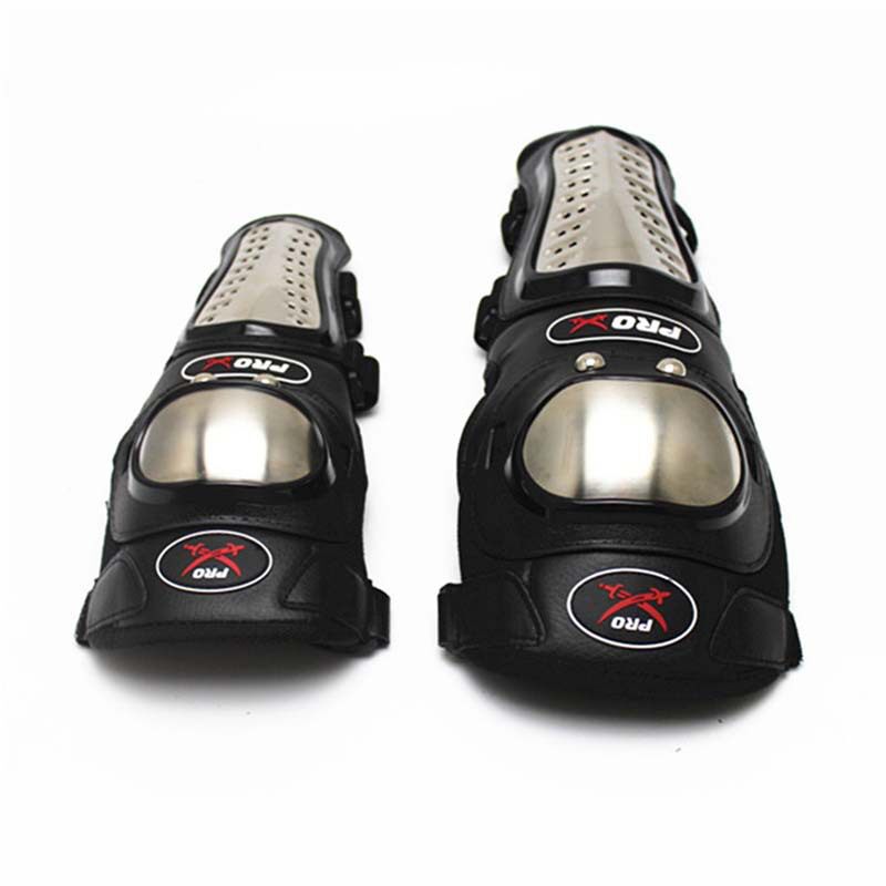 极速摩托车护具护k膝护肘四件套不锈钢骑行骑士防摔护具越野长款