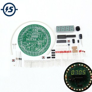 Seconds Rotating Clock 极速DIY Electronic DIKY Kit