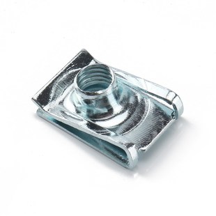 夹片螺母 OM6 B型簧片螺母 M8多规格簧片螺 极速50PCS盒装