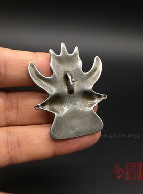 极速复古天铁托甲大鹏鸟挂件 西藏藏饰金刚杵铜大鹏W鸟吊坠项链配