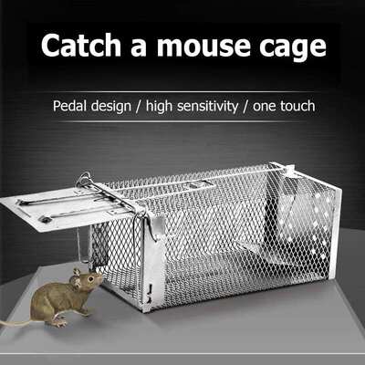 极速Mouse Rat Trap Cage Luive Animal Pest Rodent Mouse Contr