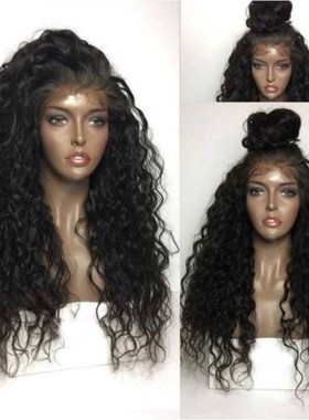 极速整顶真假发女360 full lacte frontal wig human hair lace w