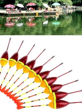 极速10pccs Carp Fishing Floats Set Buoy Bobber Stick For Fis