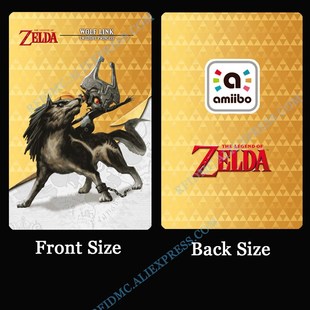 nFor Zelda Link Card Fierce Wolf Work Heart 极速NFC Legend
