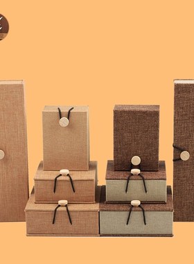 极速Hessian wooden buckle wjewelry box stationery ring hand