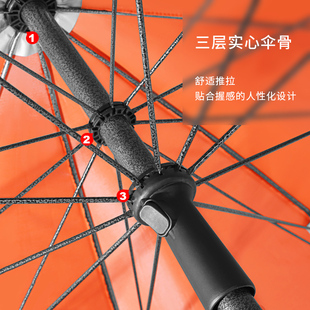 新品户外摆摊大型太阳伞家u用院子里的雨伞超大号商用可折叠遮阳