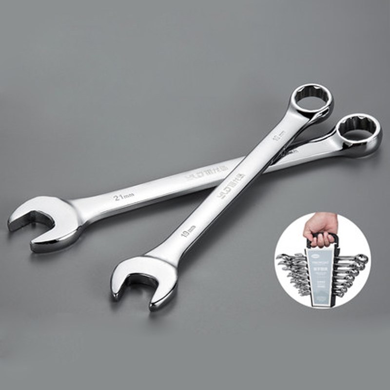 极速1Set Adjustable Spanner Open Double Head ForkT Dual use