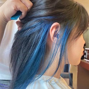 极速耳挂染发g片假发片遮白发女长发鬓角假发片两边短发微卷两侧