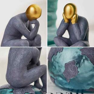 Thinker Abstrt Nordic cessori home dMecoration Sculpture 新品