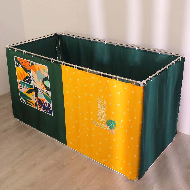 极速。母子床蚊帐上下铺专用学生宿舍全遮光帘一体U式家用防蚊高