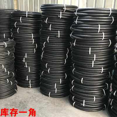 极速爆品爆品黑h色光面夹布橡胶管4分6分1寸耐高温耐热蒸汽管胶皮