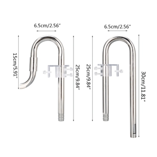 极速Aquarium Water Grass Fish Tank Filter INnflow Outflow Li