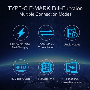100W kFunction Cable Full USB 极速TYPE MARK