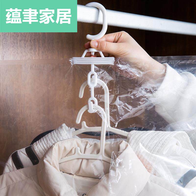 极速真空压缩袋羽绒服收纳袋挂式抽空气家用衣服衣物.整理袋单个