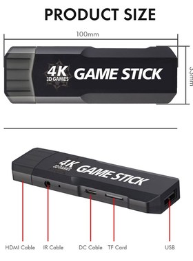 极速Gd10 Retro Vlideo Game Console Game Stick 128G 4K 60Fps