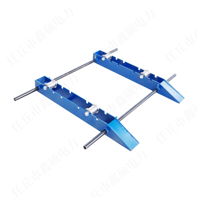 极速小型放线架槽钢式电缆放线架滚动槽可携N式放线盘可调节滑轨3