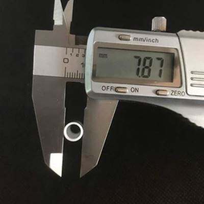 极速新工业氧化锆耐高温陶瓷管过线纺织HKG配件绝缘氧化铝瓷管耐