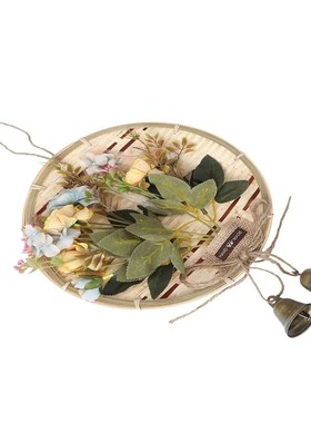 极速1PC Wall Decorative Pendant Rural Bamboo WeaTving Hangin