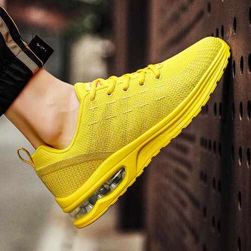 新品Big Size Outdoor Cushion Running Shoes for RMen Yellow S