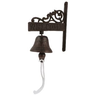 极速Bell Doorbell Iroqn Cast Door Shaking Manually Wall Rust
