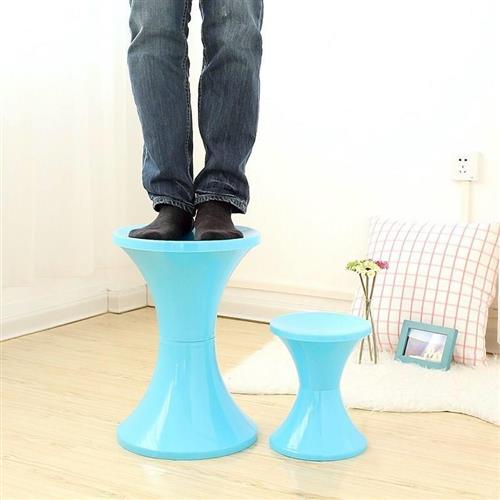 极速彩色塑料f圆凳储物换鞋凳儿童创意个性凳子腰鼓凳凳沙漏状矮