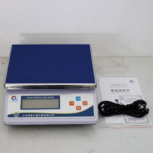 新品。上海浦春大称量电子天平计重秤台秤电D子秤JS-3/6/20/30kg