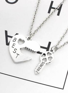 极速Set Couple Pendant Necklace BGood Friendship Jewelry Uni