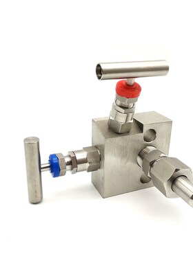 EJA430二阀组压力变送器P型L型二阀组不锈钢3051 E+H一体化二阀组