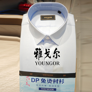 特价清仓雅戈尔长袖衬衫男2024新款高端纯棉免烫商务中年条纹衬衣