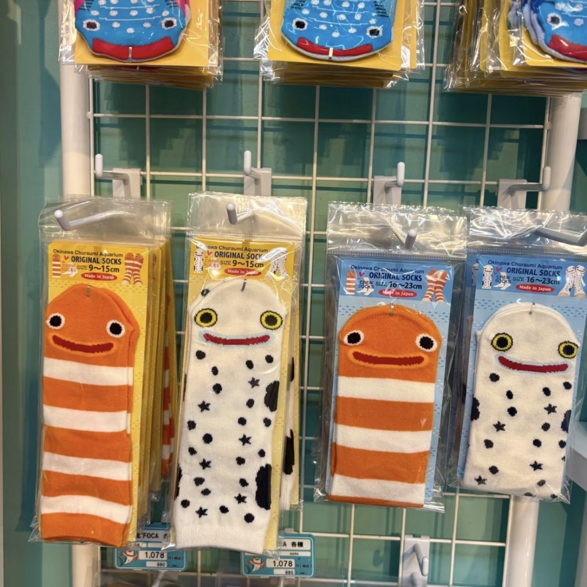 小红书同款冲绳水族馆中筒袜