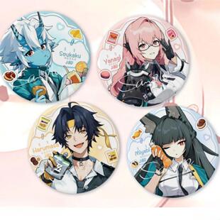 绝区零对空六课联动吧唧星见雅浅羽悠真月城柳苍角徽章马口铁自制