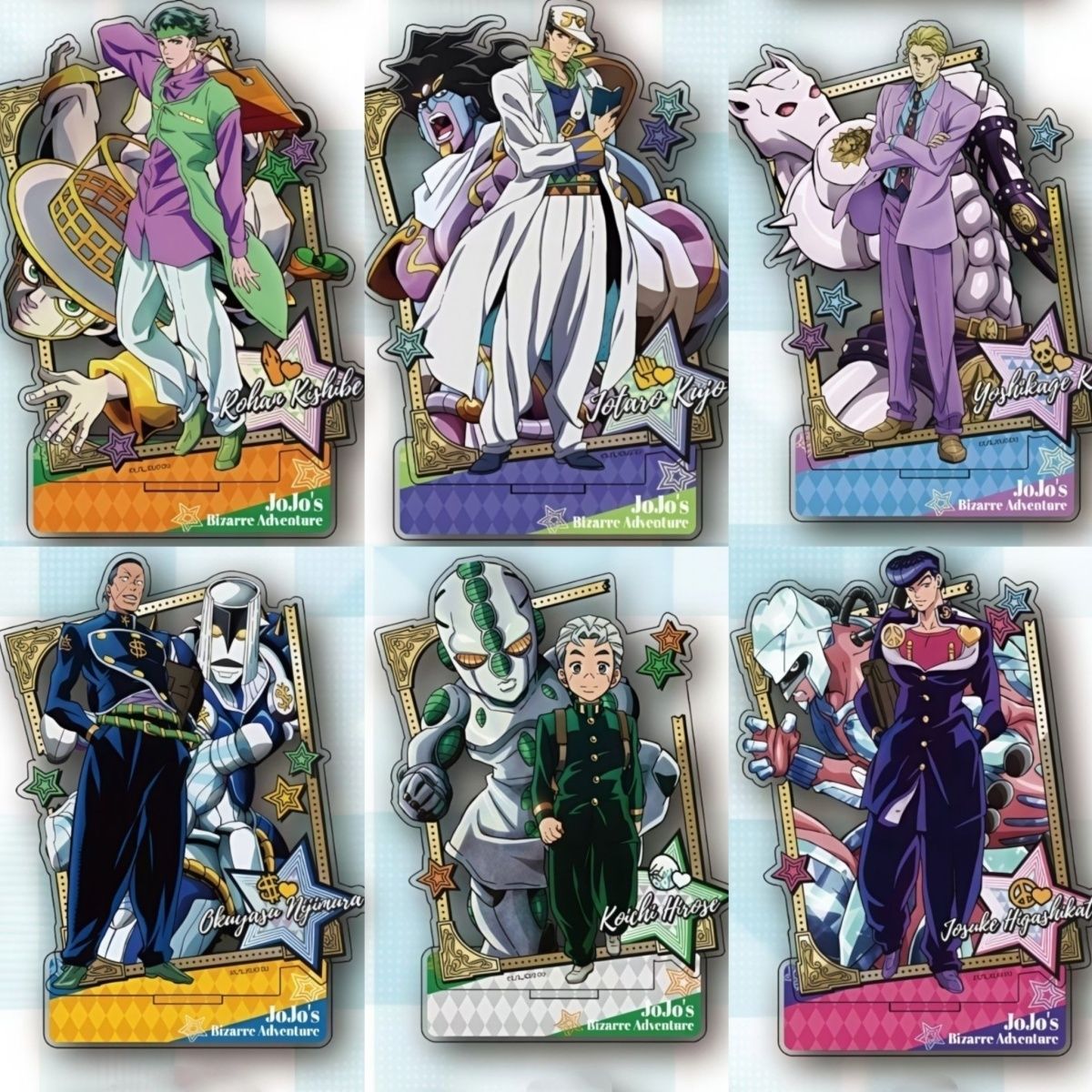 jojo的奇妙冒险周边不灭钻石立牌