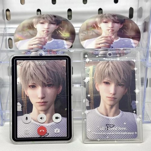 恋与深空沈星回卡套无属性追星拍立得展示保护套包挂件闺蜜礼物