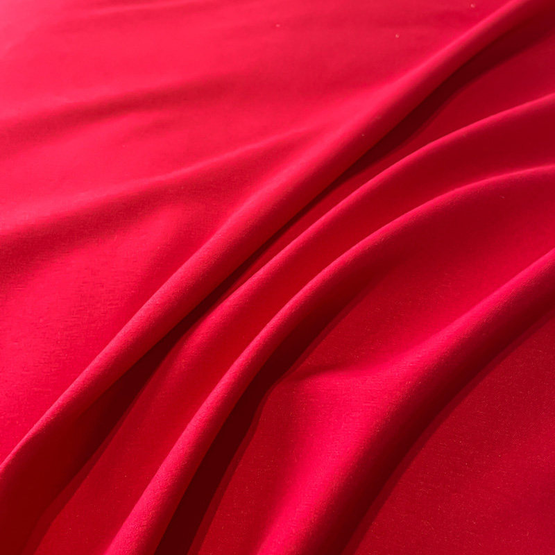 极速红色婚庆时尚压花撞色织带A荷叶边四件套双人婚房简约被套牀,床上用品,婚庆床品套件,淘宝优惠券,粉丝福利购,淘宝优惠卷