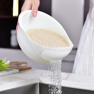 新品2-In-1 Rice Washer Plastiyc Sieve Fruit Vegetables Clean