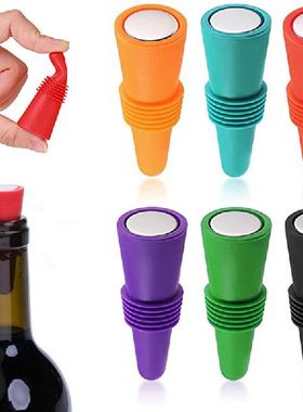极速Silicone Wine aond Beverage Bottle Cap Leak Proof Champa