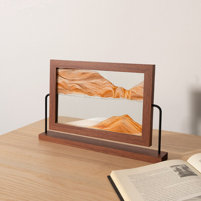 新品Moving Sand Art Picture QuiAcksand 3D Sandscape in Motio
