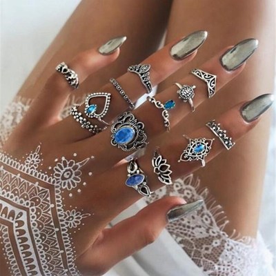 极速5pcs seth finger ring women accessory joint rings