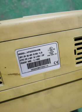 极速台达变频器VFD-A系列pVFD055A43B 380v 5.5kw拆机有破损实图