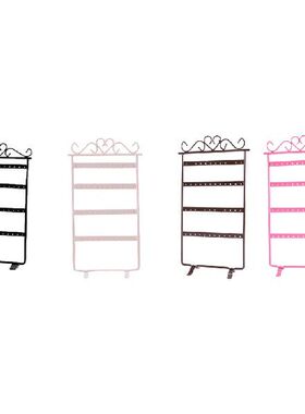 极速Earring Holdero 48 Holes Metal Jewelry Organizer Large