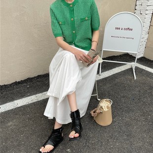 极速2023 spfring fish mouth sandals fashion versatile casual