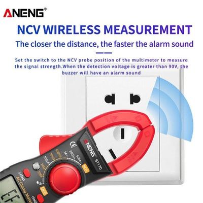 极速ST170 Digital Mulqtimeter Clamp Meter DC/AC Current Amme