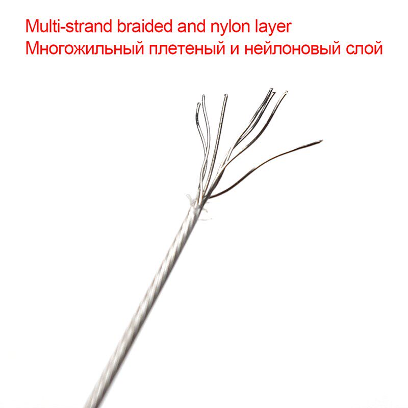 新品1 Roll 0.3/0.45/0.5/0u.6mm Resistant Strong Line Stainle