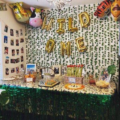 极速Plant Plastic Flower Wryeath Lifelike Vines Fake Green